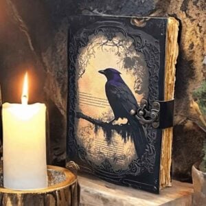 Magical Raven Leather Journal