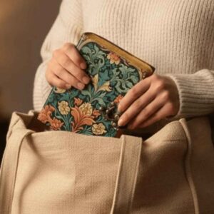 Floral Fantasy Leather Journal