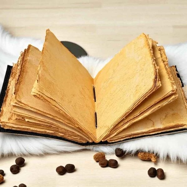 Floral Fantasy Leather Journal