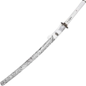 White Koi Samurai Katana