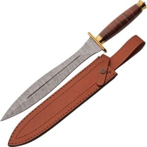 Folded Steel Spearpoint Dagger