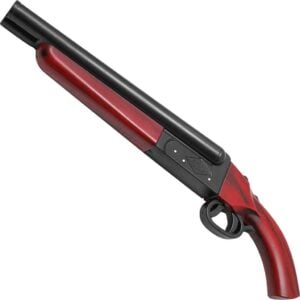 Wooden Double Barrel Shotgun