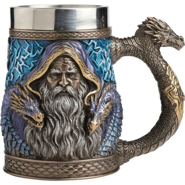 Wizard Firestorm Fantasy Beer Stein
