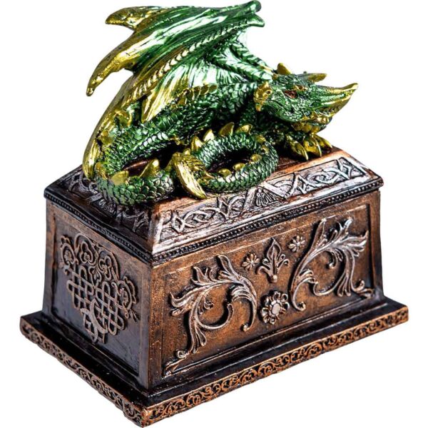 Treasure Guardian Dragon Trinket Box