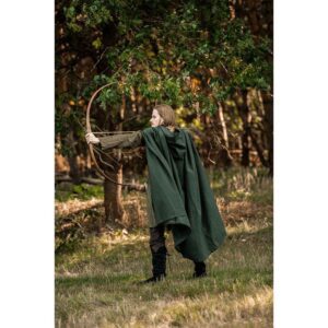 Johannes Medieval Cloak - Green