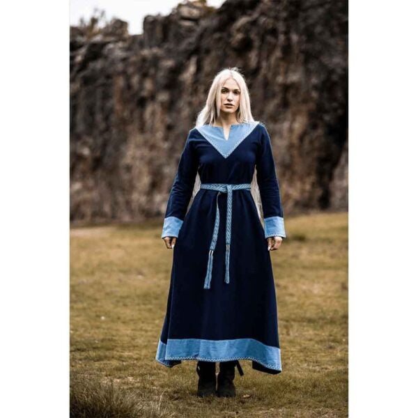 Vigga Embroidered Belt - Blue