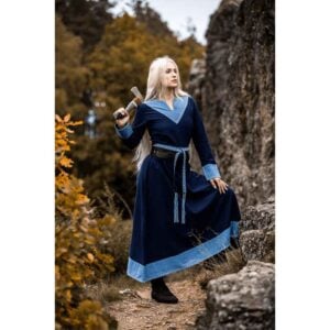Vigga Embroidered Belt - Blue