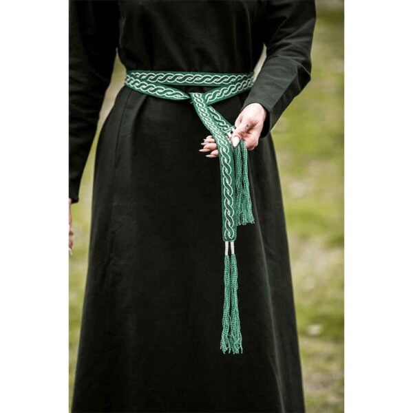 Vigga Embroidered Belt - Green