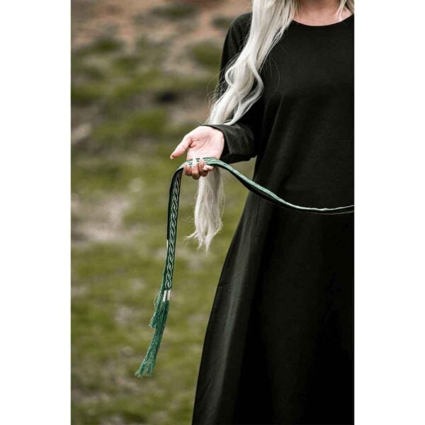 Vigga Embroidered Belt - Green