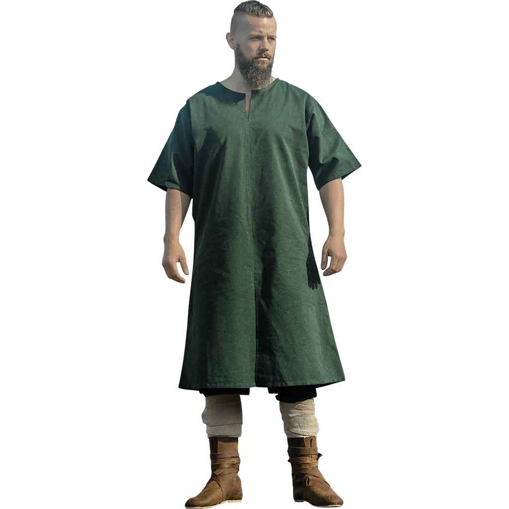 Asgrim Mens Viking Tunic - Green