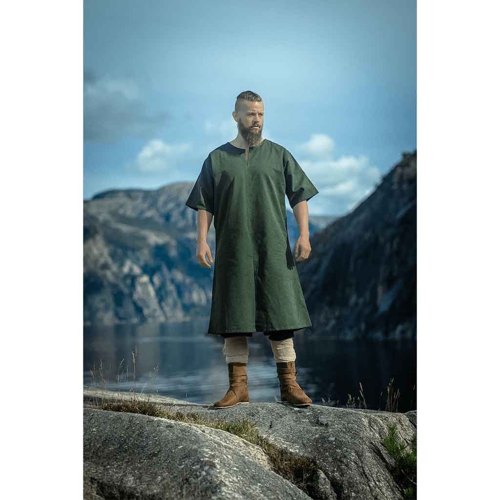 Asgrim Mens Viking Tunic - Green