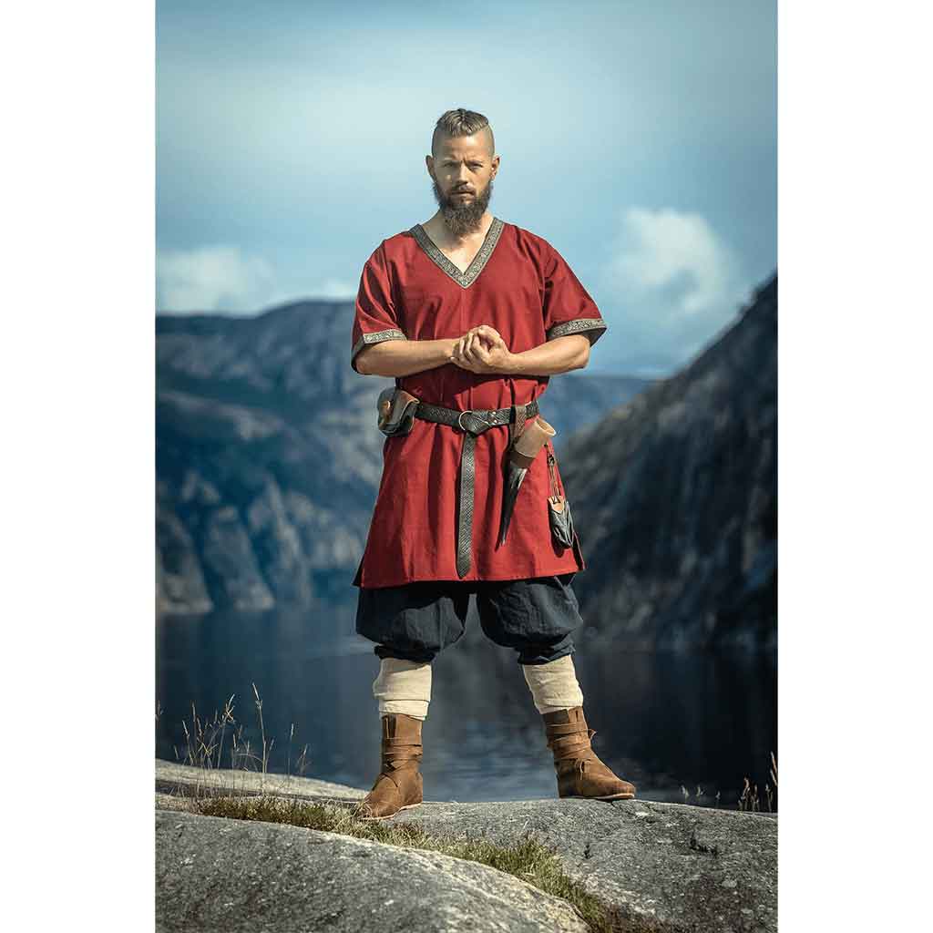 Loki Viking Tunic - Red