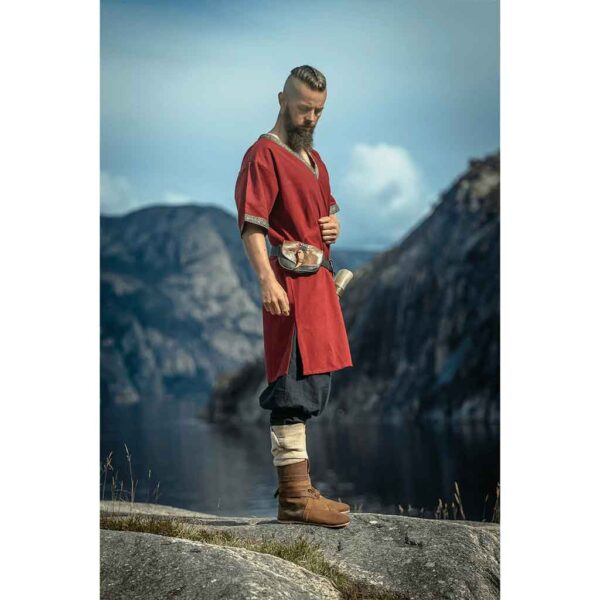 Loki Viking Tunic - Red