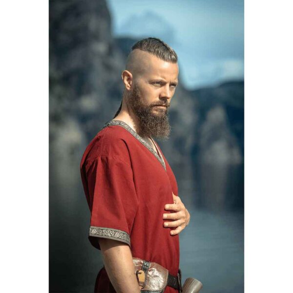 Loki Viking Tunic - Red