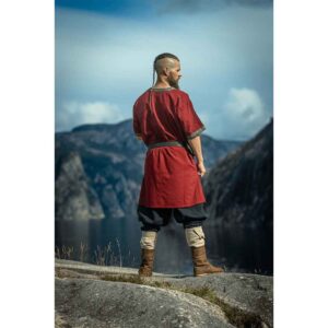 Loki Viking Tunic - Red