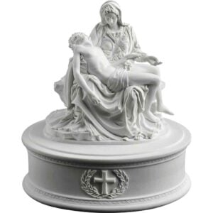 White La Pieta Urn