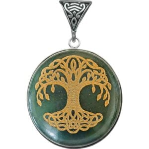 Tree of Life Jade Pendant