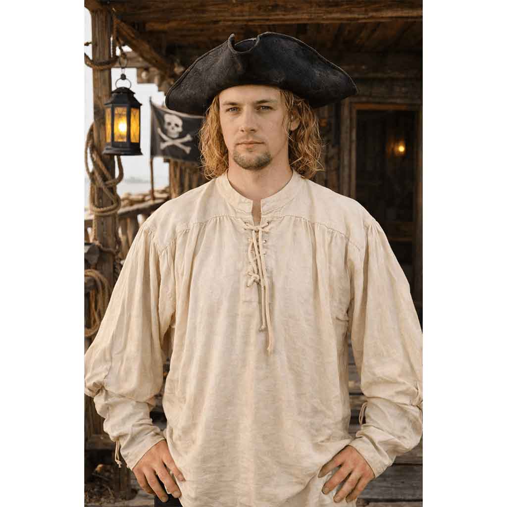 Corsair Heritage Lace-Up Pirate Shirt