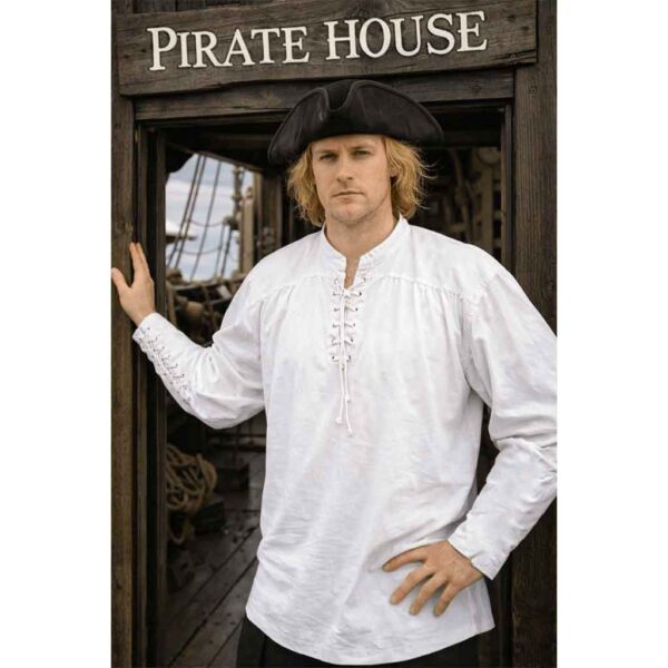 Corsair Heritage Lace-Up Pirate Shirt