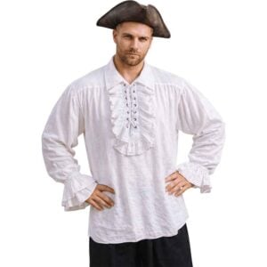 Corsair Laced Ruffle Pirate Shirt