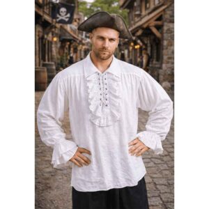 Corsair Laced Ruffle Pirate Shirt