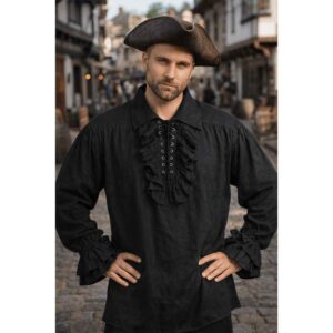 Corsair Laced Ruffle Pirate Shirt