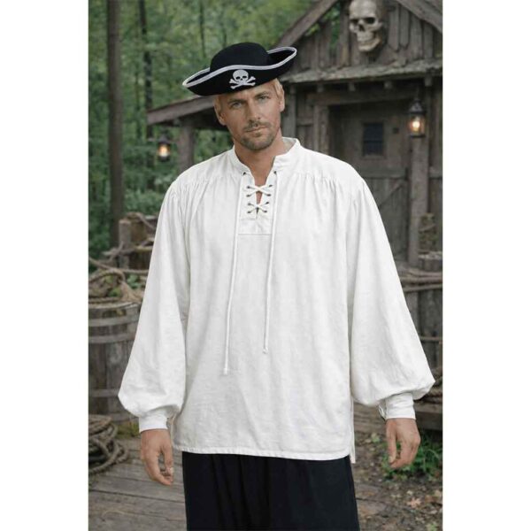 Sea Rover Lace-Up Pirate Shirt