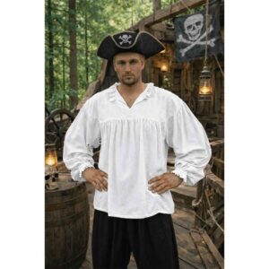 Harbor Rogue Gathered Pirate Shirt