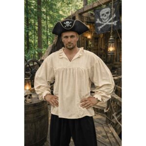 Harbor Rogue Gathered Pirate Shirt