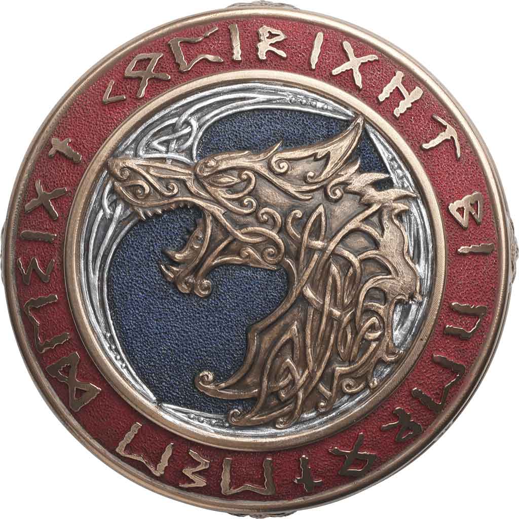 Fenrir Rune Viking Trinket Box