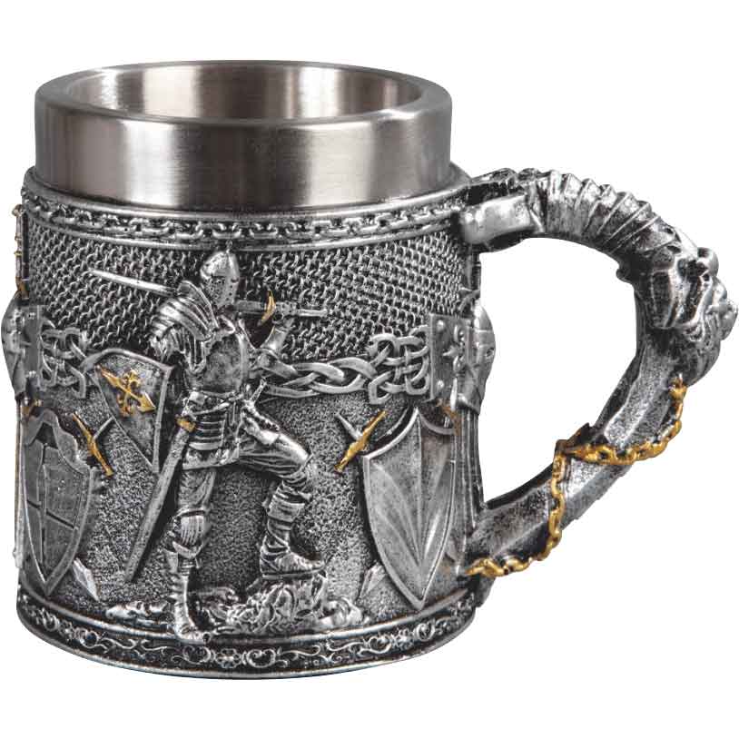 Chainmail Crusader Knight Mug