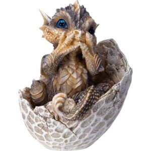 Sandy Dragon Hatchling Statue