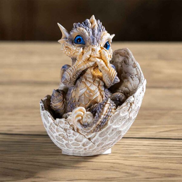 Sandy Dragon Hatchling Statue