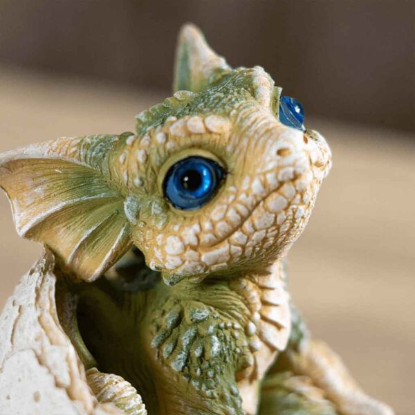 Green Dragon Hatchling Statue