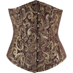 Gold Underbust Waist Training Corset