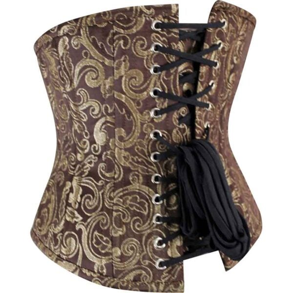 Gold Underbust Waist Training Corset