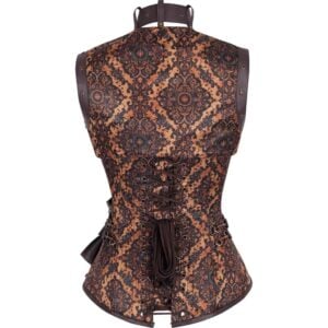 Steampunk Compass Corset with Jacket