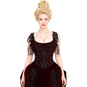 Embroidered Rococo Overbust Corset