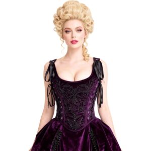 Embroidered Rococo Overbust Corset