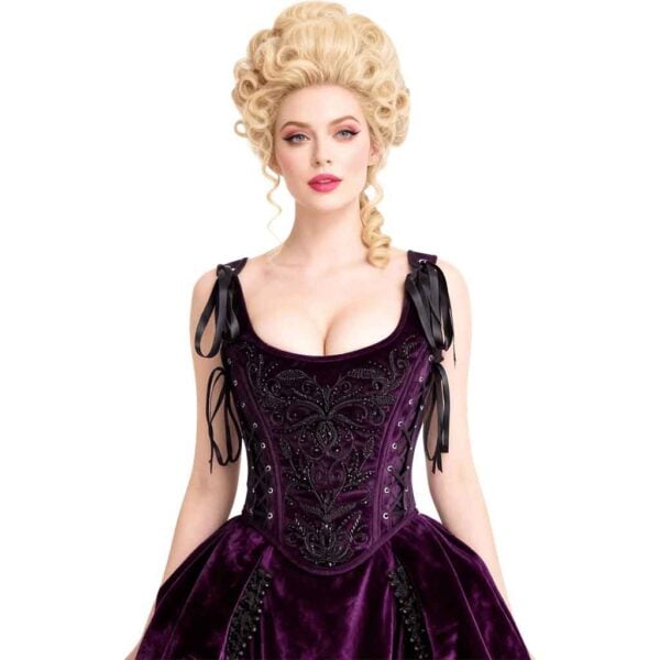 Embroidered Rococo Overbust Corset