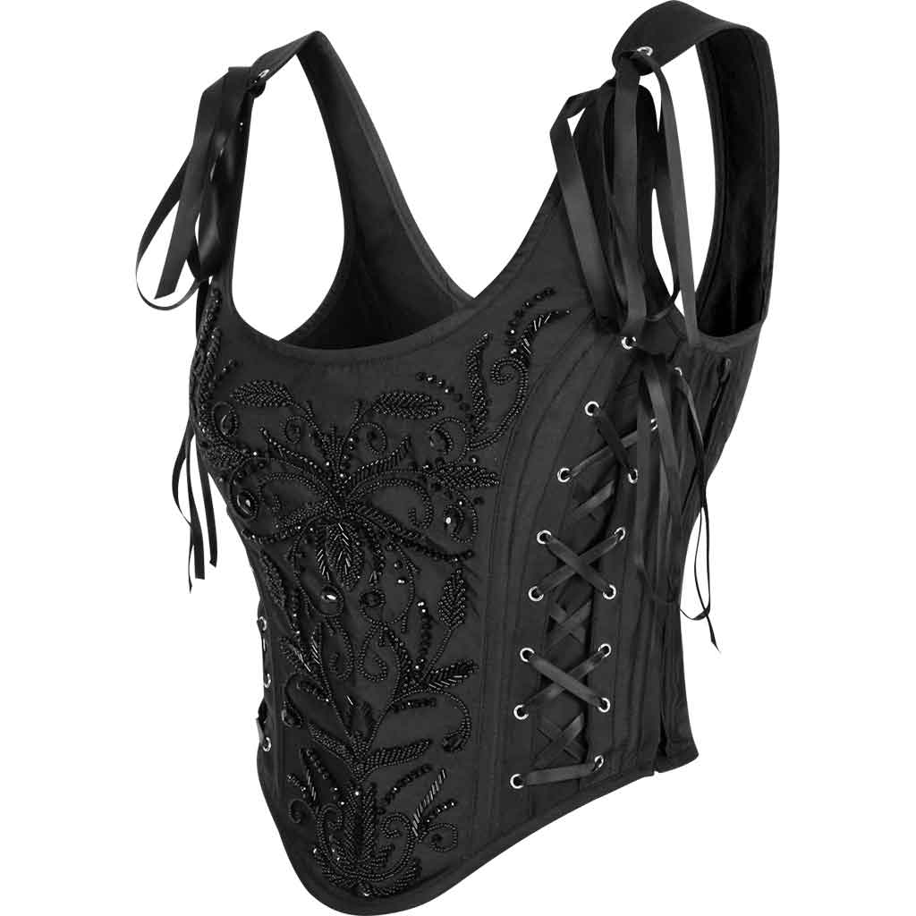 Embroidered Rococo Overbust Corset