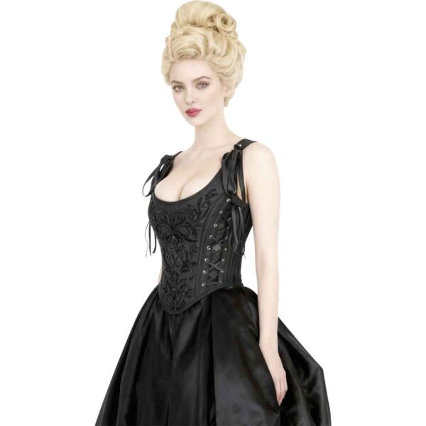 Embroidered Rococo Overbust Corset