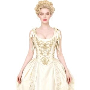 Embroidered Rococo Overbust Corset