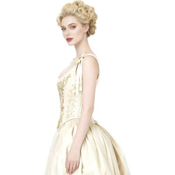 Embroidered Rococo Overbust Corset