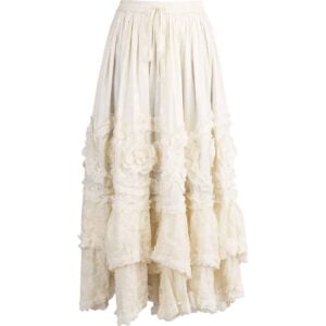 Ivory Rococo Long Skirt