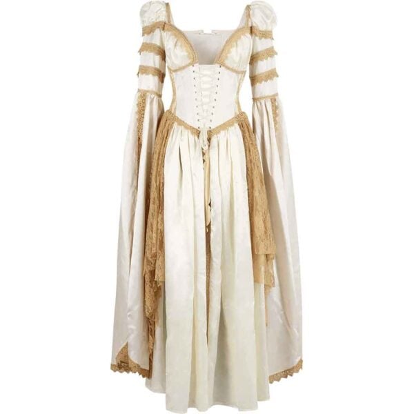Ivory Elven Rococo Corset Dress
