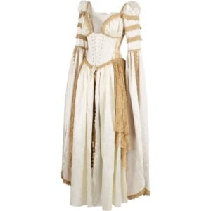 Ivory Elven Rococo Corset Dress