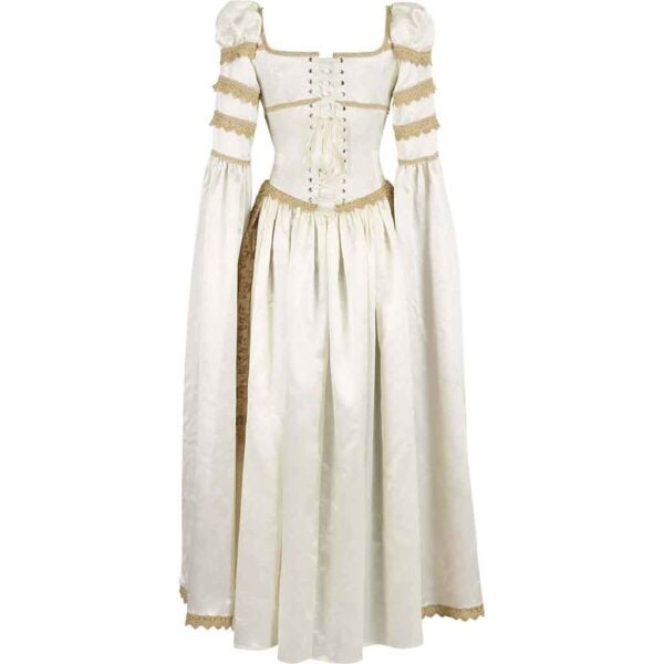 Ivory Elven Rococo Corset Dress