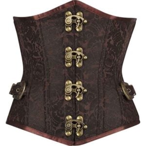 Brown Steampunk Underbust Corset