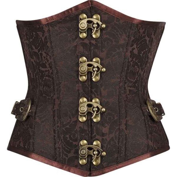 Brown Steampunk Underbust Corset